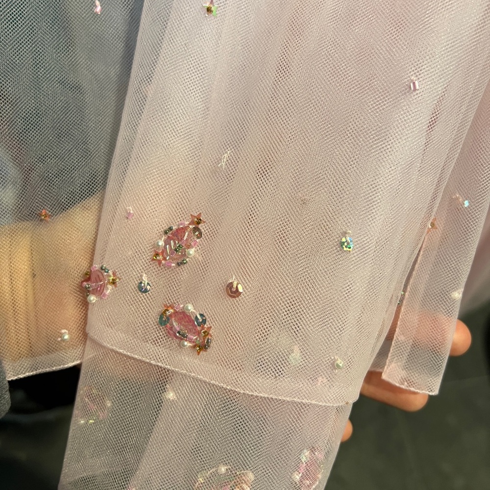 Sparkling Pink Sleeveless Dress - Picture 9 of 16